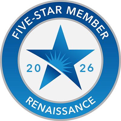 Renaissance Five-Star Member 2026 badge